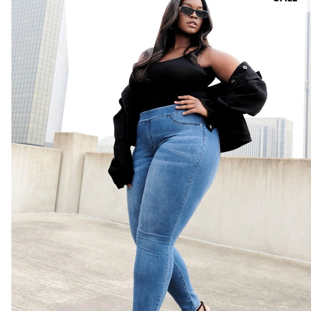 New Ashley Stewart Jeans/Leggings Size 24